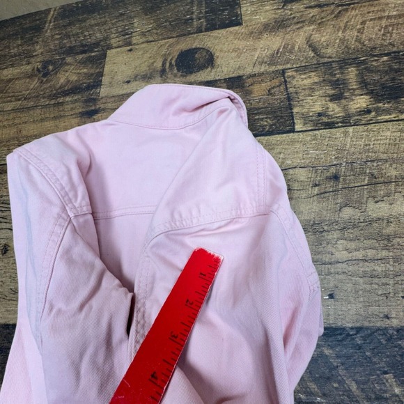 GAP Utility Jacket Lightweight Drawstring Waist Pink Coat Women's XS - Picture 10 of 10
